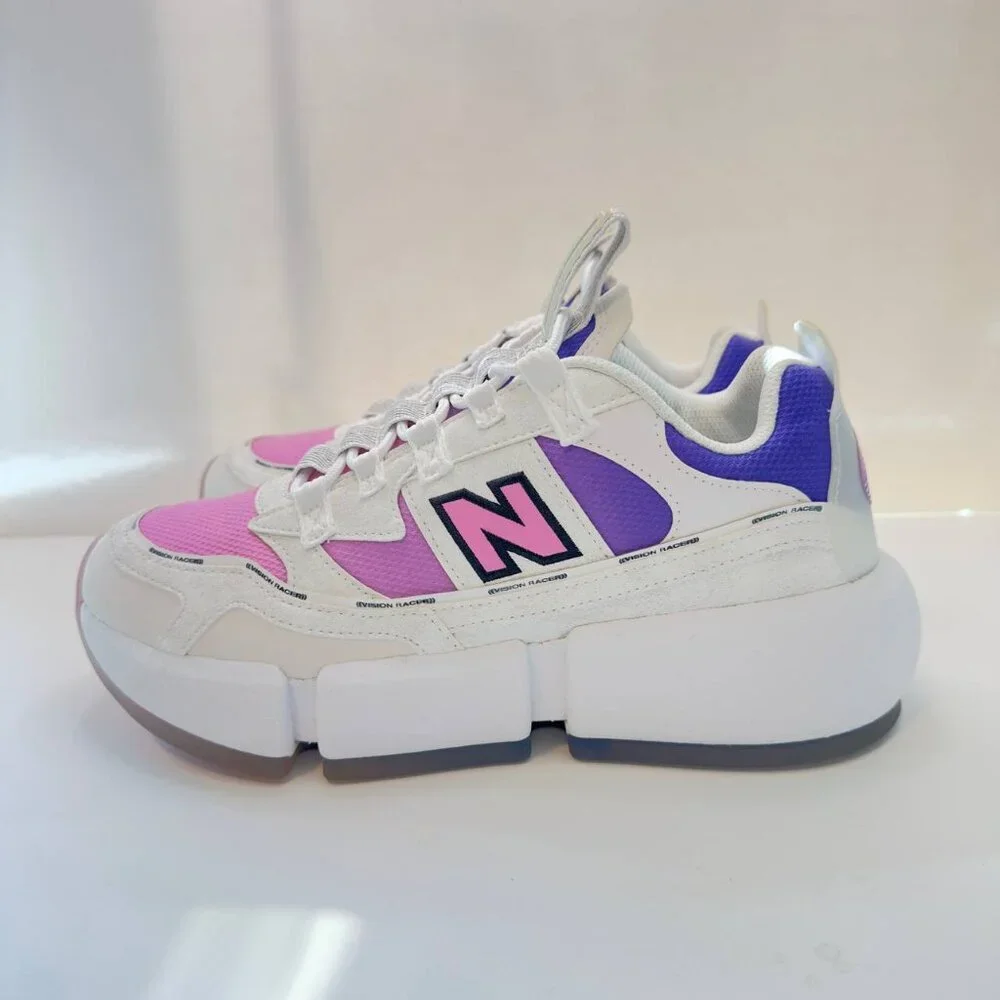 Jaden Smith x New Balance Vision Racer – White Mirage Violet - US 9.5 (M) - Picture 3 of 10